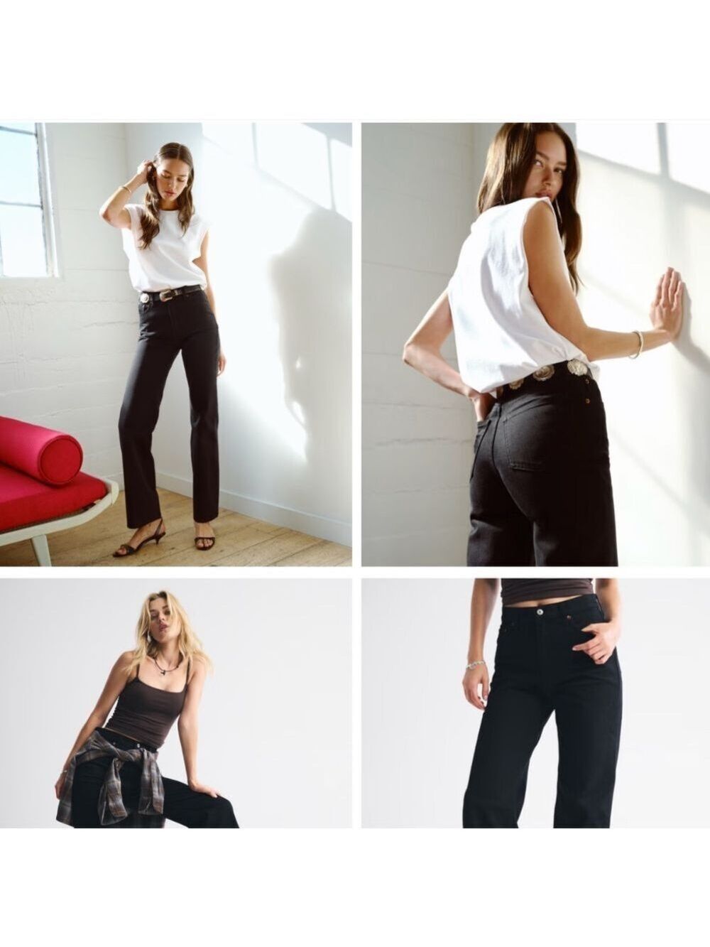 Abercrombie & Fitch Curve Love High Rise 90s Relaxed Jean Light 26P